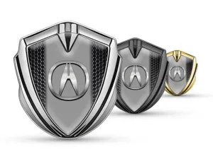 Honda Metallico Emblema Badge Stile Tuning Splendente